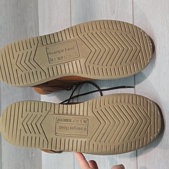 Georgia Boot G8152 8" Barracuda Gold WedgeMens Leather Oil&slip Resistant 8 - Picture 13 of 13